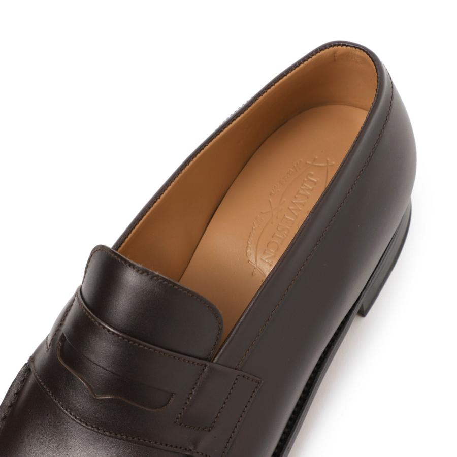 ジェイエムウエストン J.M. WESTON ローファー SIGNATURE LOAFER #180 ワイズ:D 大きいサイズあり ブラウン メンズ loafer180-a411541801f-d-chocolateの画像