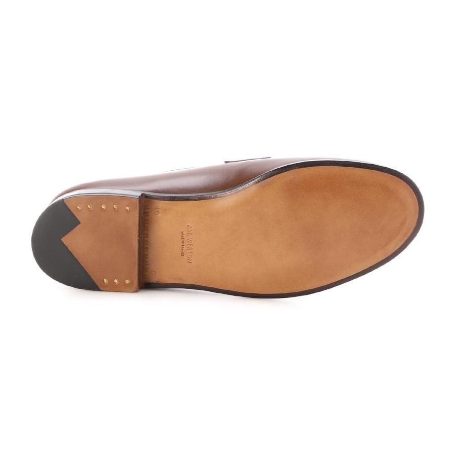 ジェイエムウエストン J.M. WESTON ローファー SIGNATURE LOAFER #180 ワイズ:D 大きいサイズあり ブラウン メンズ loafer180-a411821801f-d-tanの画像