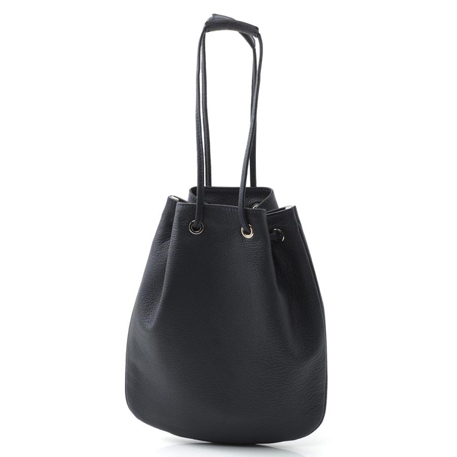 美品✨シセイ　1200 LD レザー　ドローストリングバッグ ブラック　巾着 Cisei（シセイ） ドローストリングバッグ 1200 LD DRAWSTRING BAG-S