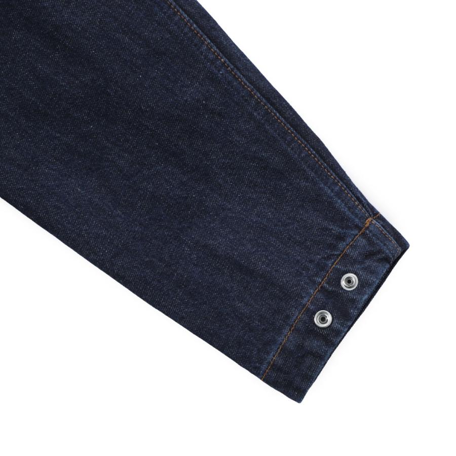 ストーンアイランド STONE ISLAND デニムジャケット 1200002 INDIGO DENIM-RINSED STONE ISLAND DENIM RESEARCH オーバーシャツ ブルー メンズの画像