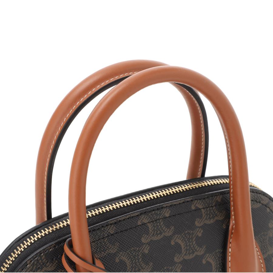 1*3様 CELINE ハンドバッグ ブラック/キャメル CELINE（セリーヌ） ハンドバッグ 3WAY TEEN HONORINE TRIOMPHE CANVAS
