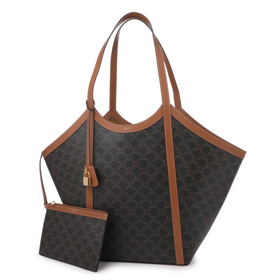 CELINE（セリーヌ） トートバッグ LARGE CABAS ブラウン レディース