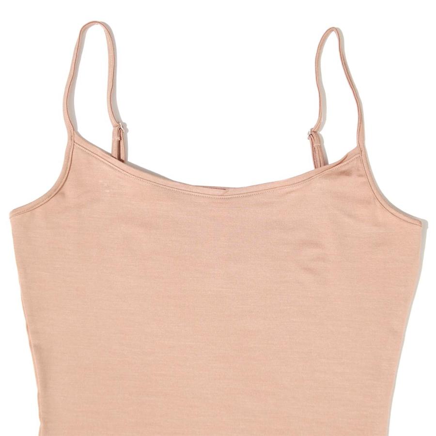 acha　HANROハンロ　キャミソール　75C ベージュ ハンロ コットン シームレス キャミソール HANRO COTTON SEAMLESS U