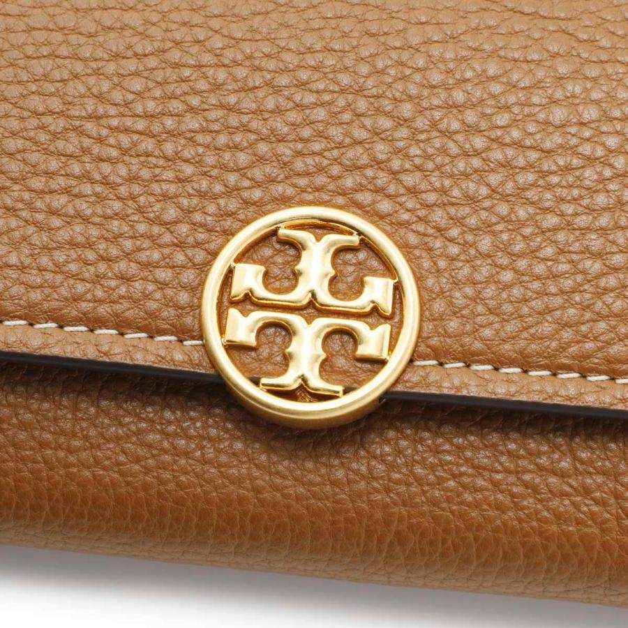 トリーバーチ TORY BURCH 2つ折り財布 小銭入れ付き MILLER ブラウン