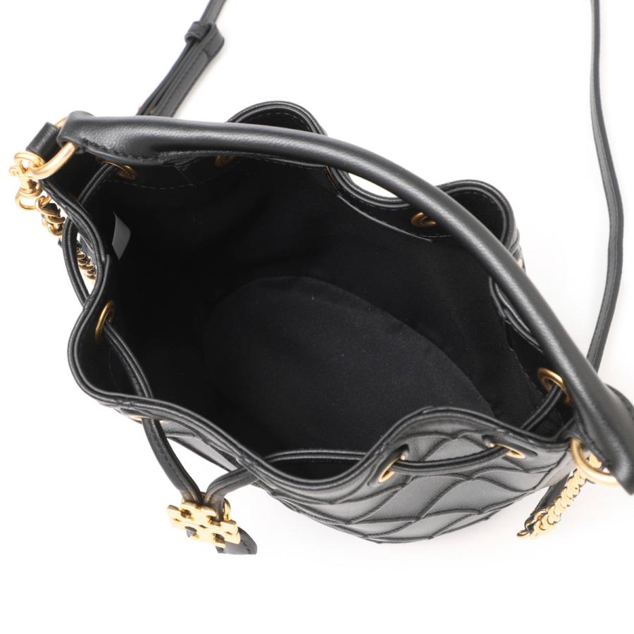 TORY BURCH トリー バーチ LARGE FLEMING SOFT BUCKET BAG ラージ フレミング ソフトレザー バケット 2WAY ショルダーバッグ ハンドバッグ ブラック 142565 TORY BURCH（トリーバーチ） ハンドバッグ 2WAY FLEMING SOFT BUCKET