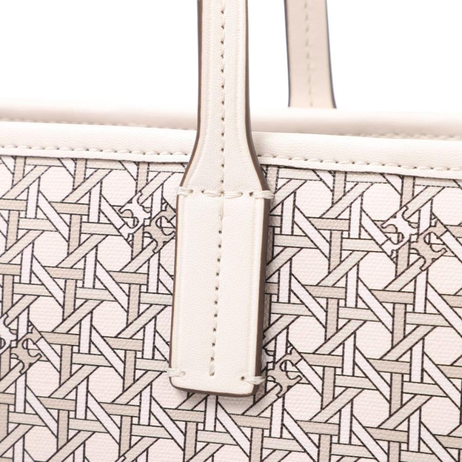 トリーバーチ　センタージップトートバッグ　ホワイト　アイボリー　レザー　通勤通学 TORY BURCH（トリーバーチ） トートバッグ EVER READY ZIP TOTE