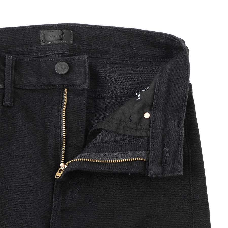 マザー MOTHER ジップフライジーンズ THE WEEKENDER ストレッチ フレアデニムパンツ フレアジーンズ ブラック レディース 1585-1611-a-nighty-nightの画像