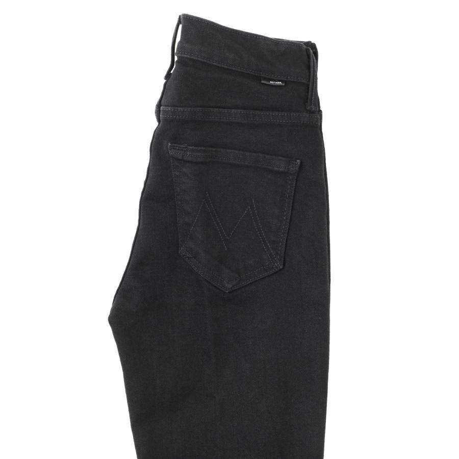 マザー MOTHER ジップフライジーンズ THE WEEKENDER ストレッチ フレアデニムパンツ フレアジーンズ ブラック レディース 1585-1611-a-nighty-nightの画像