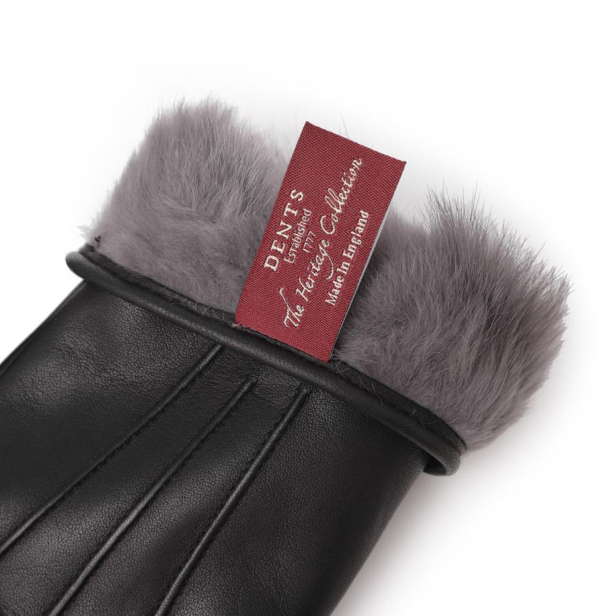 デンツ DENTS グローブ HERITAGE COLLECTION RIPLEY HAIRSHEEP 手袋 レディース 17-1061-blackの画像