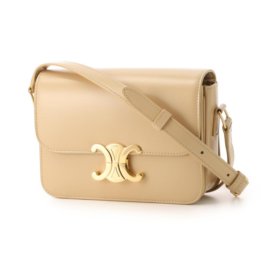 CELINE セリーヌ ショルダーバッグ TEEN TRIOMPHE ベージュ