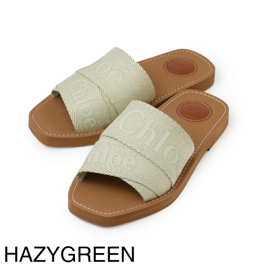 Chloe（クロエ） フラットミュール WOODY レディース chc22u188z3-34h