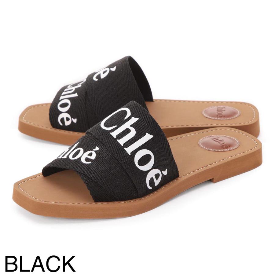 Chloe（クロエ） フラットミュール WOODY レディース chc22u188z3-34h