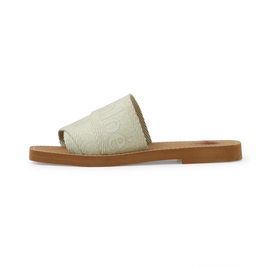 Chloe クロエ Woodyフラットミュール 38 Chloe（クロエ） フラットミュール WOODY レディース chc22u188z3-34h