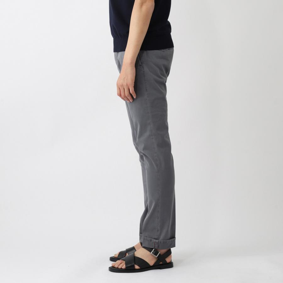 【美品】INCOTEX SLIM FIT スラックス チャコールグレー 46 INCOTEX インコテックス スラックス SLACKS SLIM FIT コットン