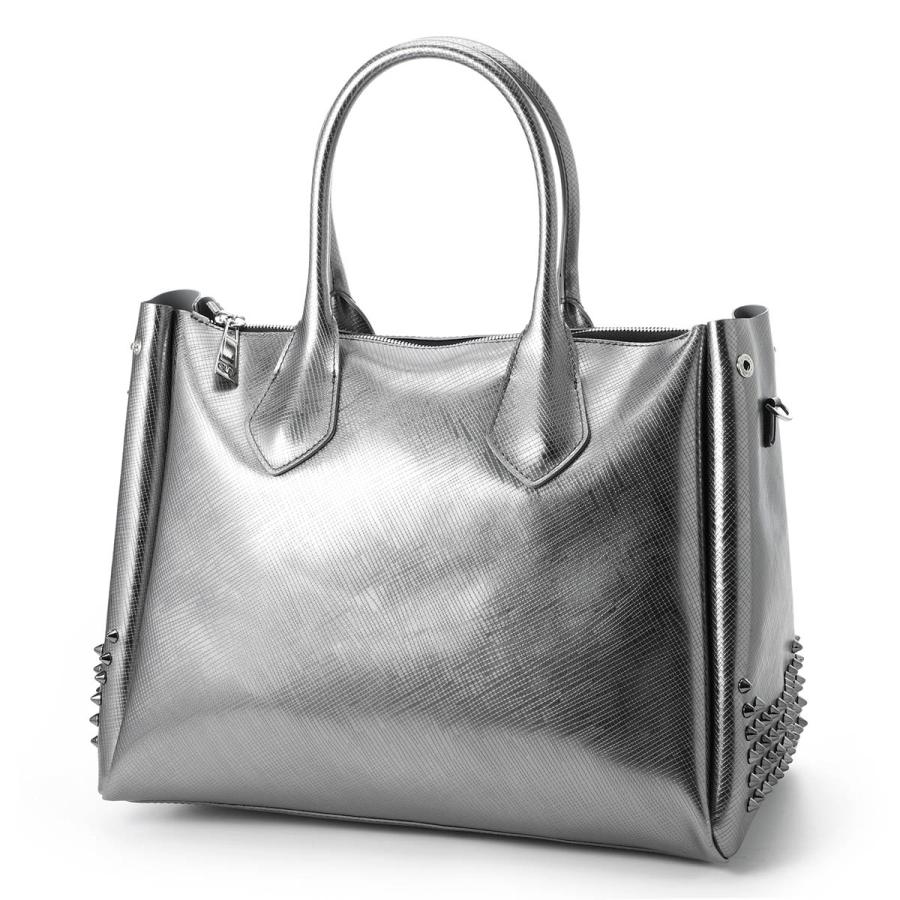 GIANNI CHIARINI ジャンニ キアリーニ ハンドバッグ GUM 1901 シルバー  