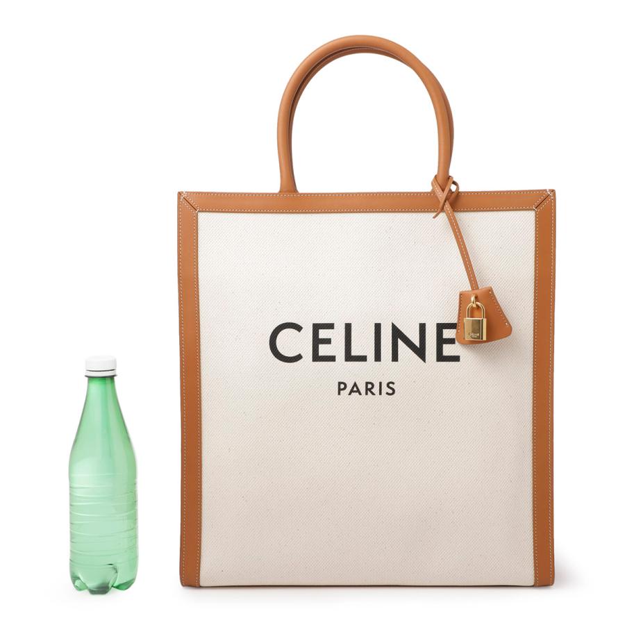 セリーヌ バッグ CELINE トートバッグ Vertical ベージュ メンズ トート ロゴ キャンバス 19040-2bnz-02ntの画像