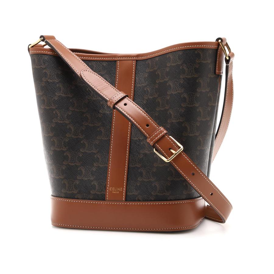 CELINE（セリーヌ） バケットバッグ Small TRIOMPHE CANVAS ショルダー