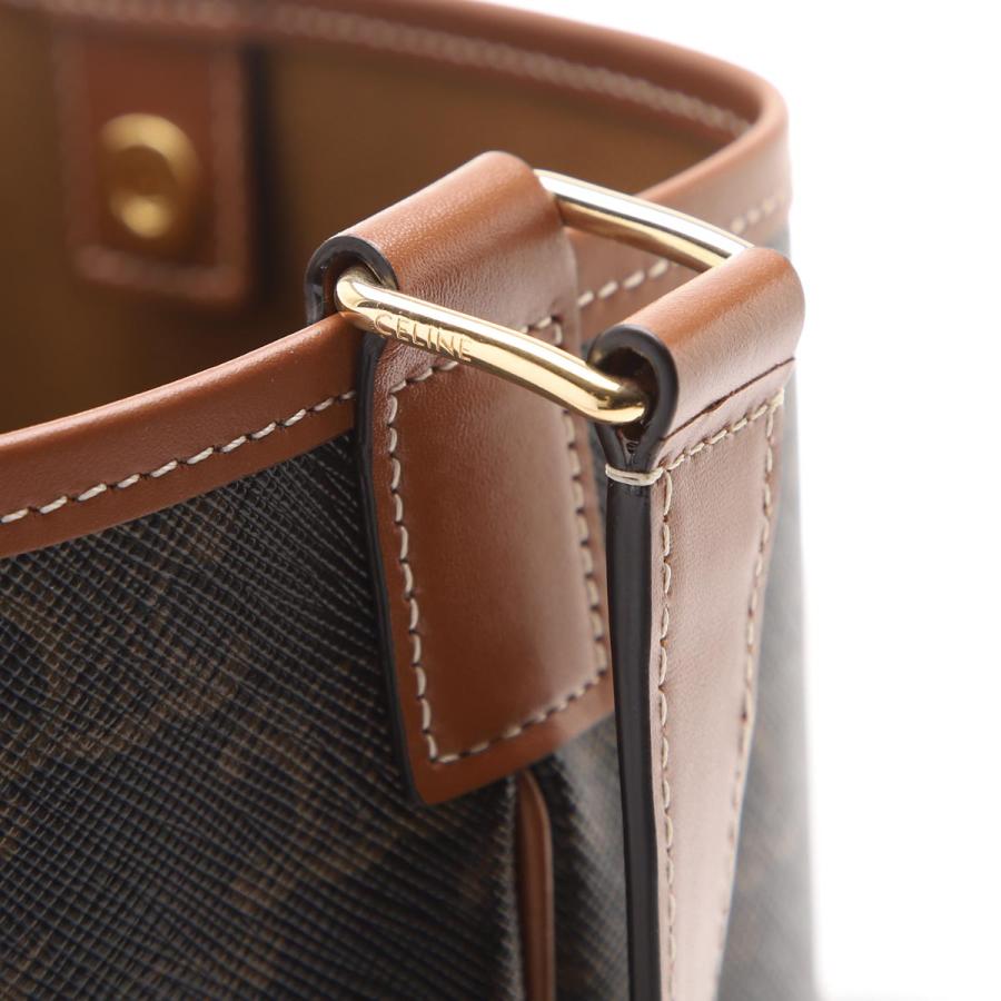 セリーヌ CELINE バケットバッグ Small TRIOMPHE CANVAS ショルダーバッグ ブラウン レディース 19144-2cas-04lu_6