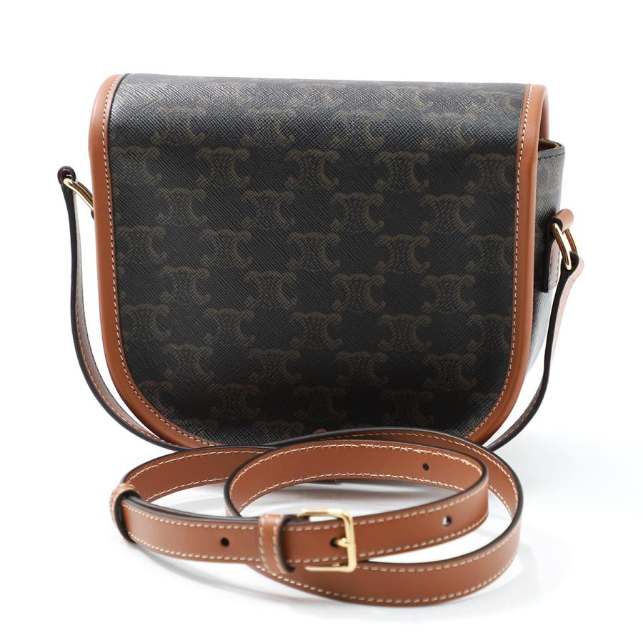 極美品△CELINE セリーヌ 19150 Folco Medium ミディアム フォルコ トリオンフキャンバス ショルダーバッグ タン ブラウン レディース オススメ◎ 371016086_1.jpg