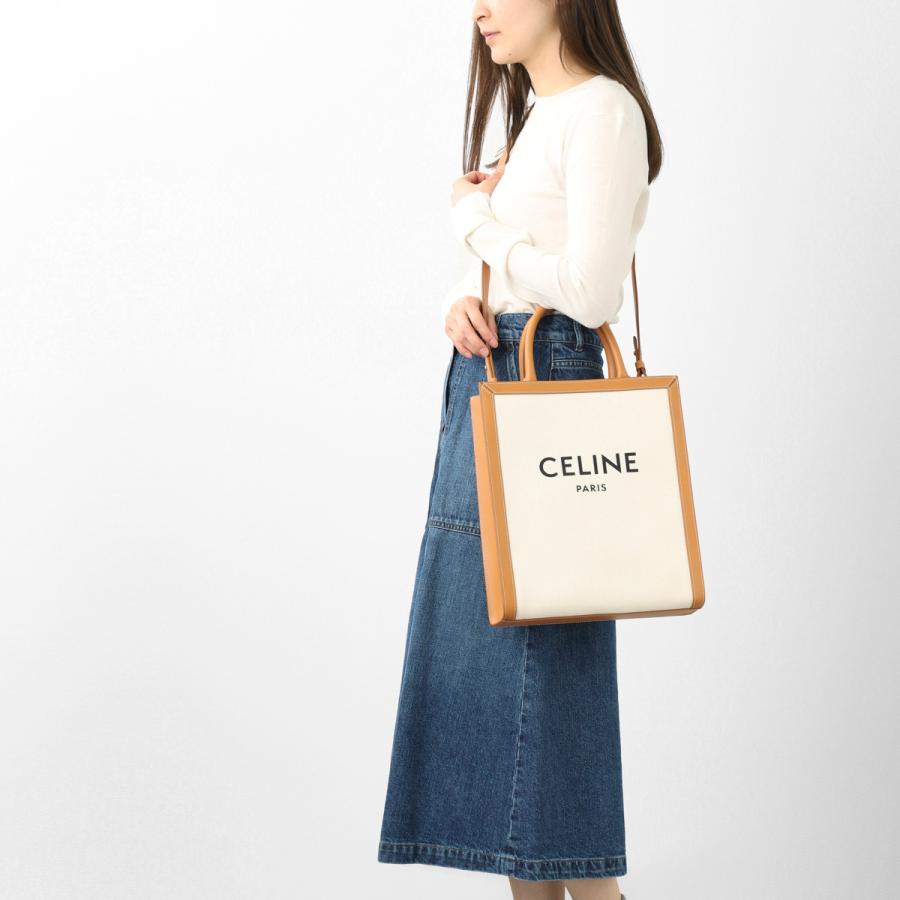 セリーヌ CELINE トートバッグ 2WAY Small Vertical ベージュ