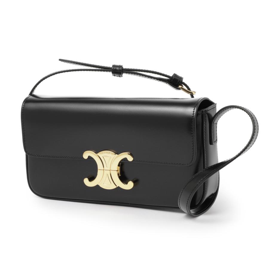 CELINE（セリーヌ） ショルダーバッグ TRIOMPHE トリオンフ ブラック