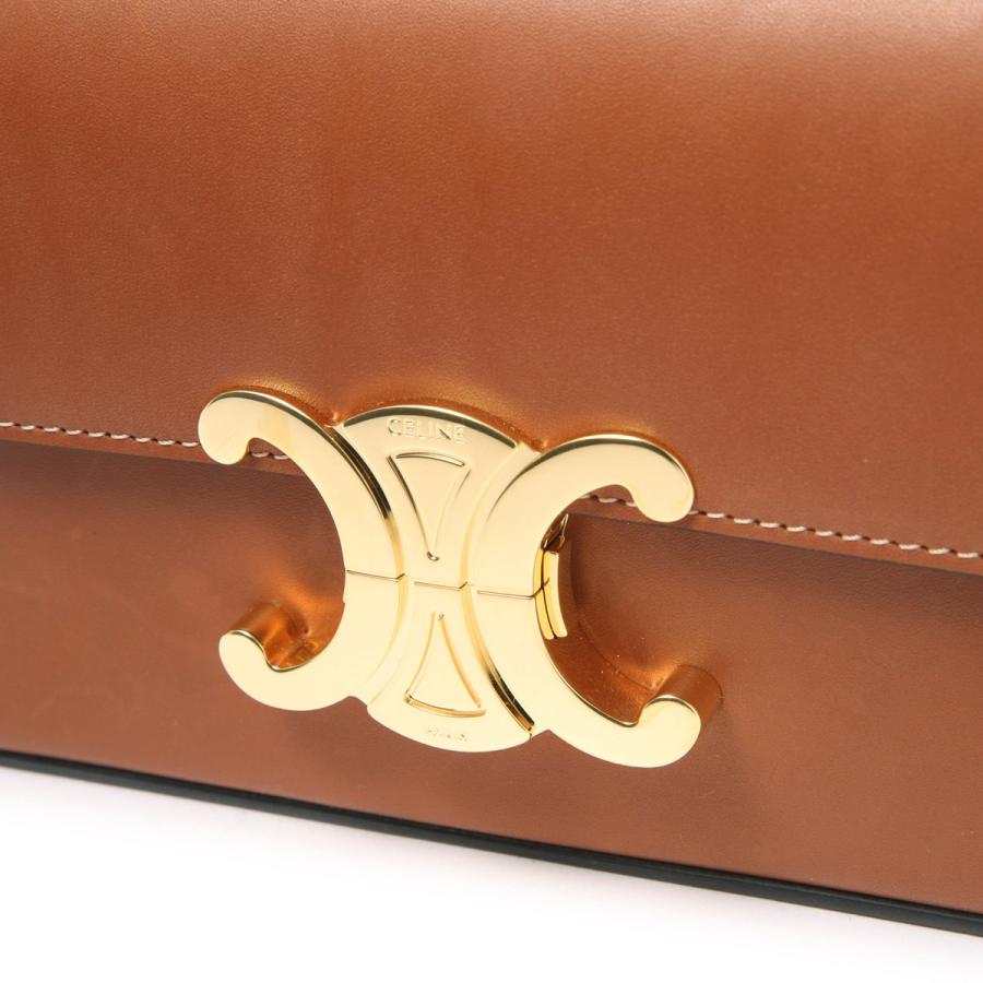 CELINE（セリーヌ） ショルダーバッグ TRIOMPHE トリオンフ ブラウン