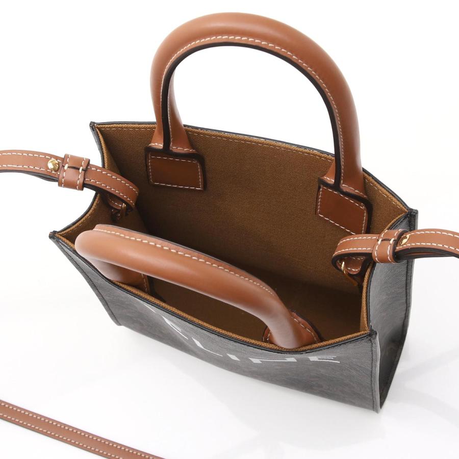 CELINE（セリーヌ） トートバッグ 2WAY Mini Cabas Vertical ブラウン