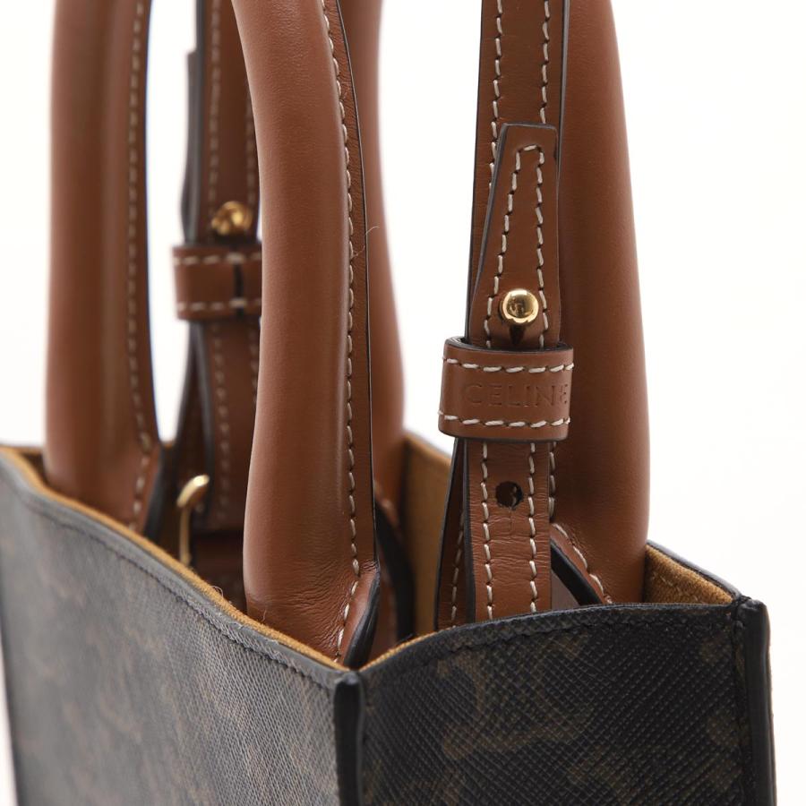 CELINE（セリーヌ） トートバッグ 2WAY Mini Cabas Vertical ブラウン