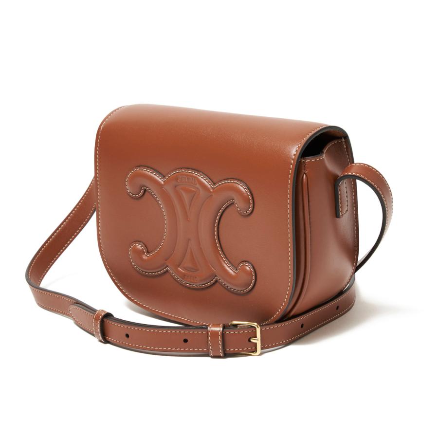 セリーヌ ショルダーバッグ FOLCO 19826 3DU3 04LU フォルコ CELINE セリーヌ ショルダーバッグ FOLCO ブラウン レディース