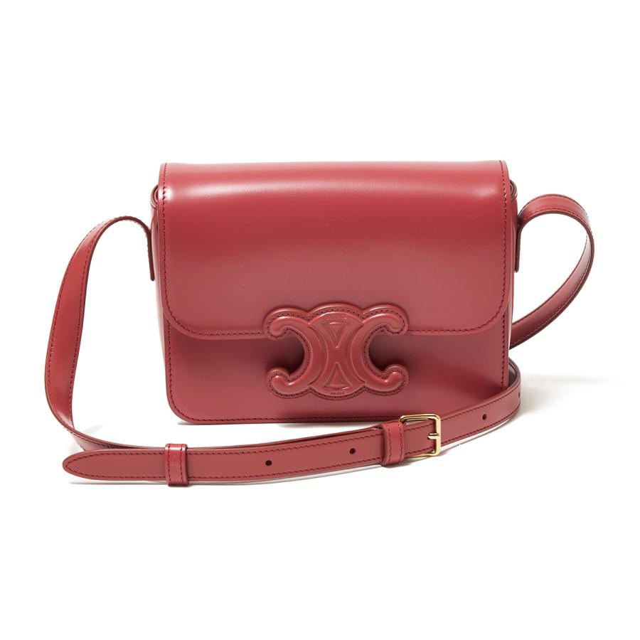 CELINE セリーヌ ショルダーバッグ CUIR キュイル レッド