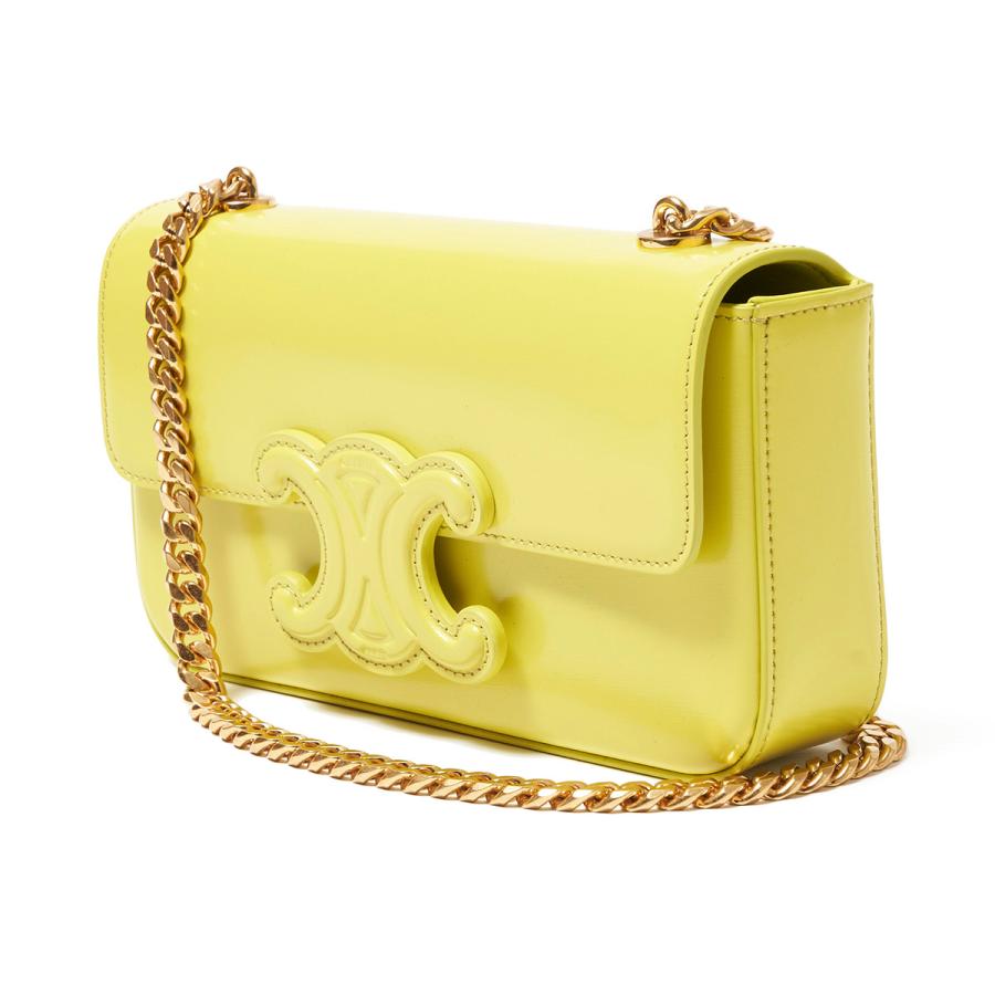 CELINE（セリーヌ） ショルダーバッグ CUIR キュイル イエロー 