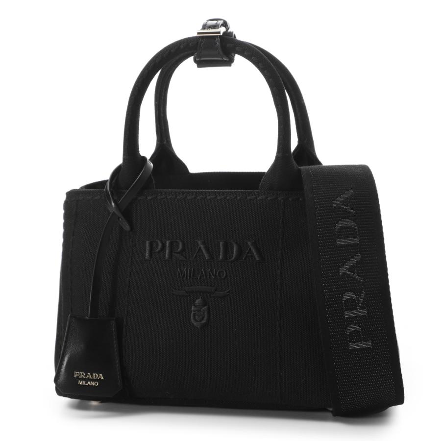 PRADA（プラダ） ハンドバッグ 3WAY CANAPA RICAMO カナパ ショルダー