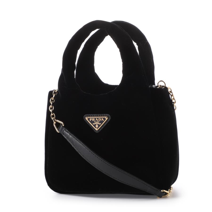 PRADA（プラダ） ハンドバッグ 2WAY PADDED VELVET MINI HANDBAG