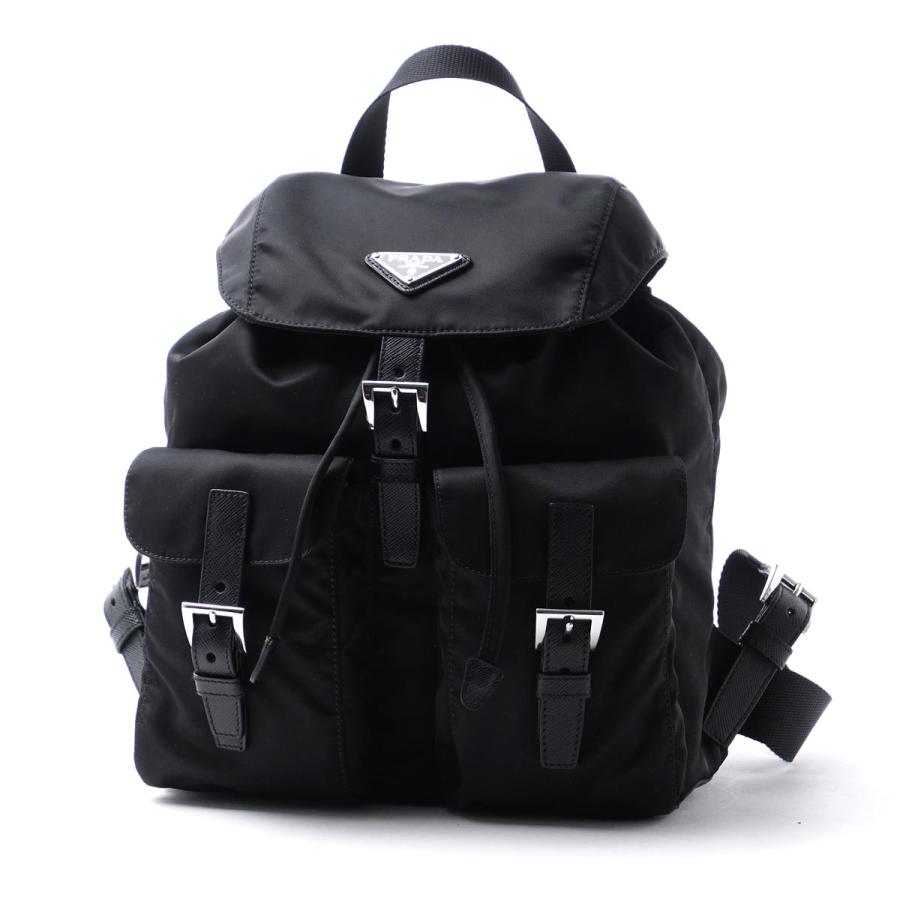 PRADA プラダ バックパック VELA リュック ブラック レディース PRADA プラダ バックパック VELA リュック ブラック レディース