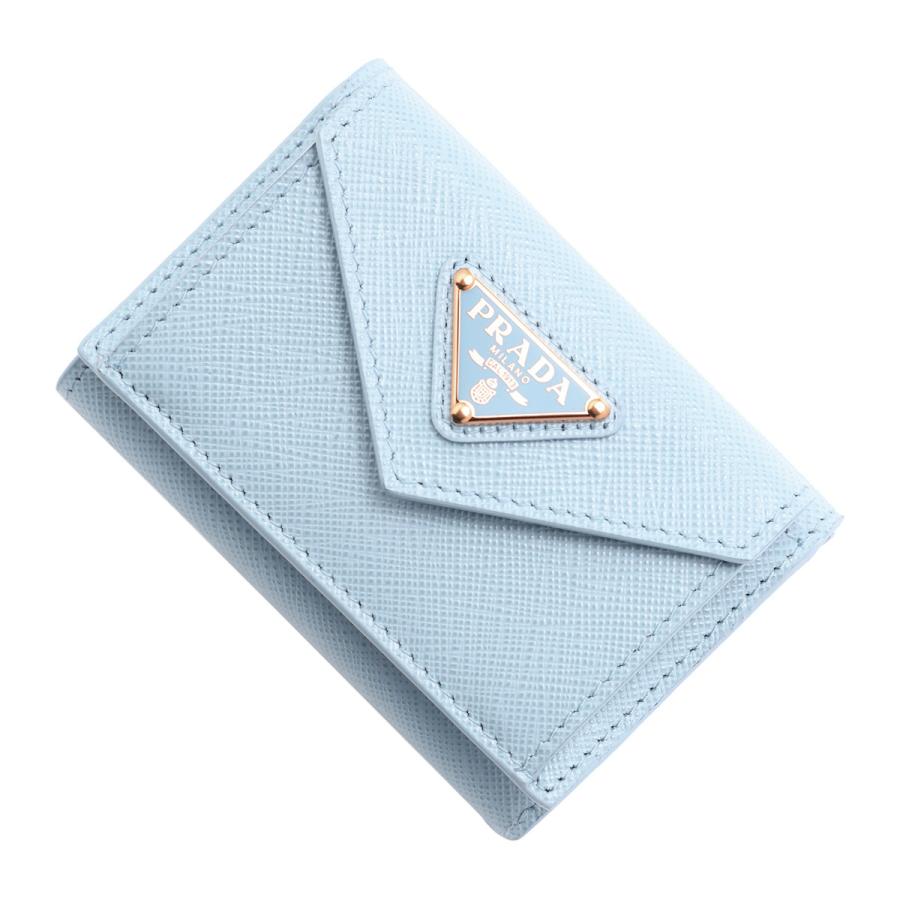 PRADA（プラダ） PRADA 3つ折り財布 小銭入れ付き SAFFIANO TRIANGLE