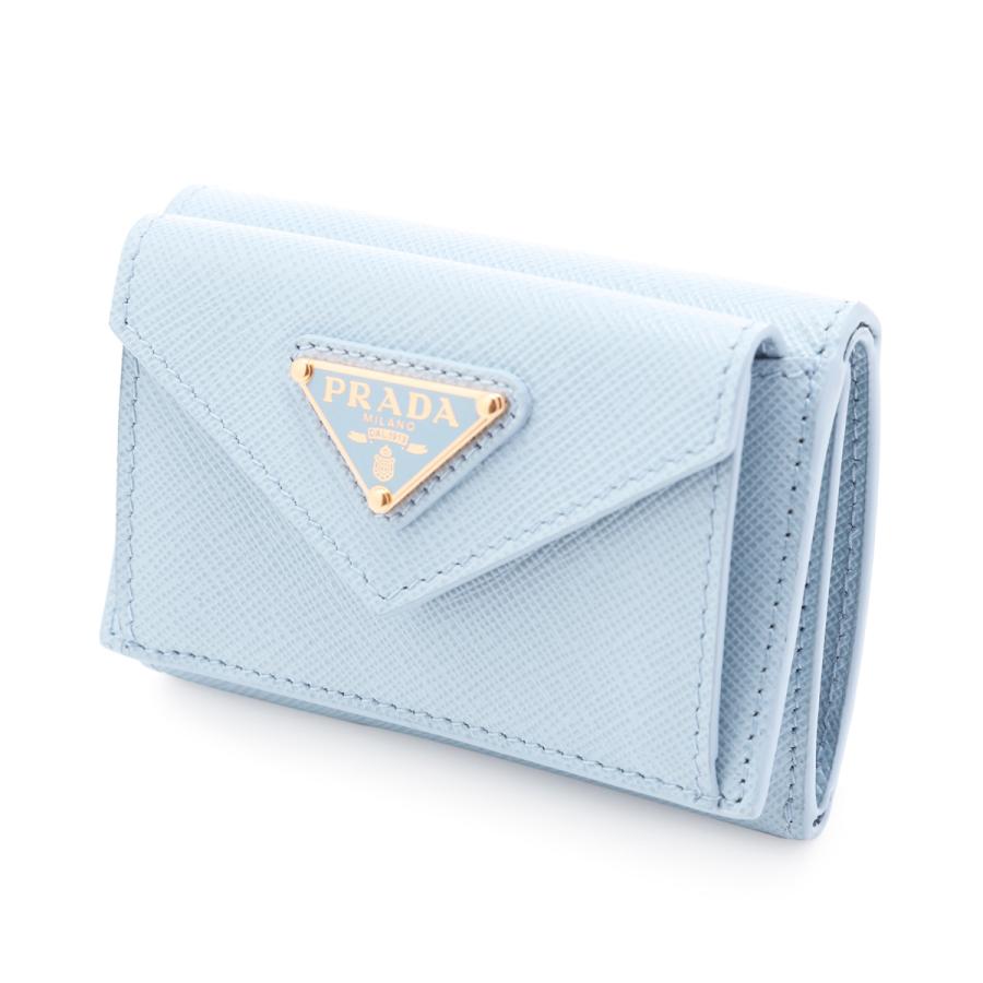 PRADA（プラダ） PRADA 3つ折り財布 小銭入れ付き SAFFIANO TRIANGLE
