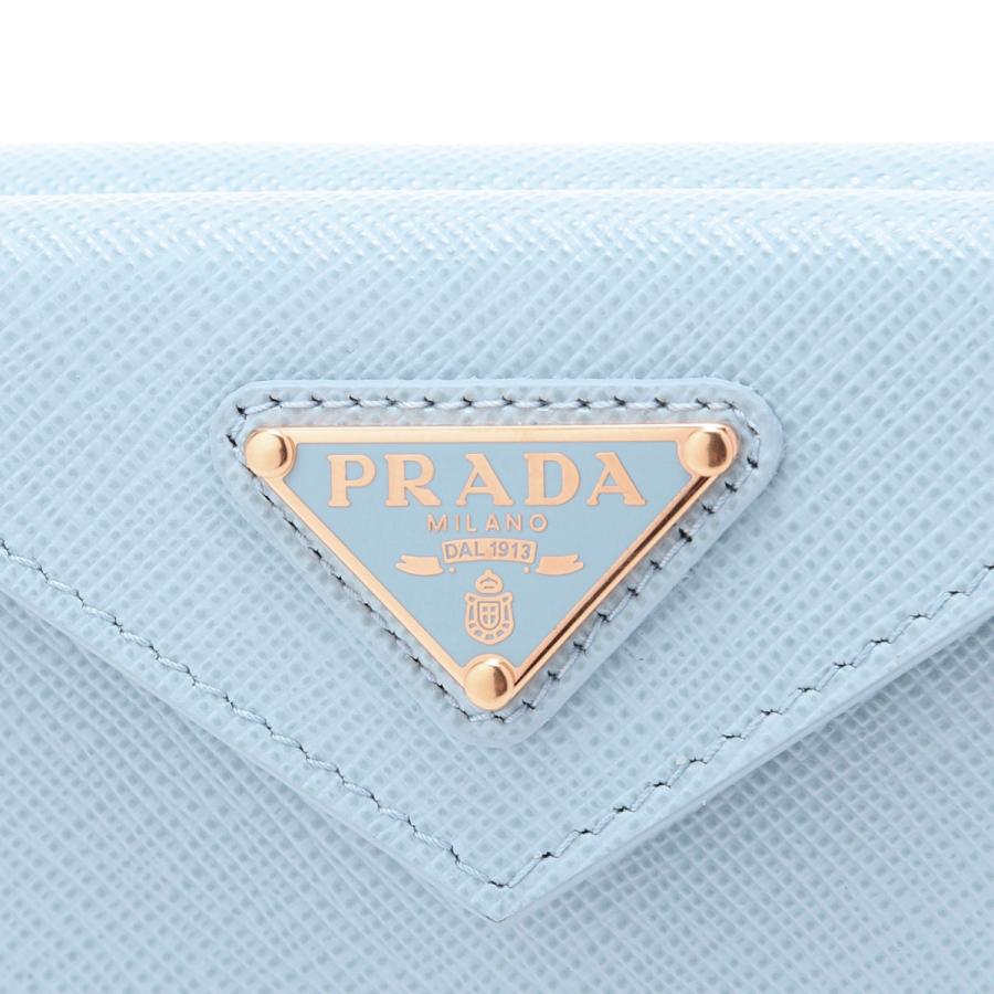PRADA（プラダ） PRADA 3つ折り財布 小銭入れ付き SAFFIANO TRIANGLE