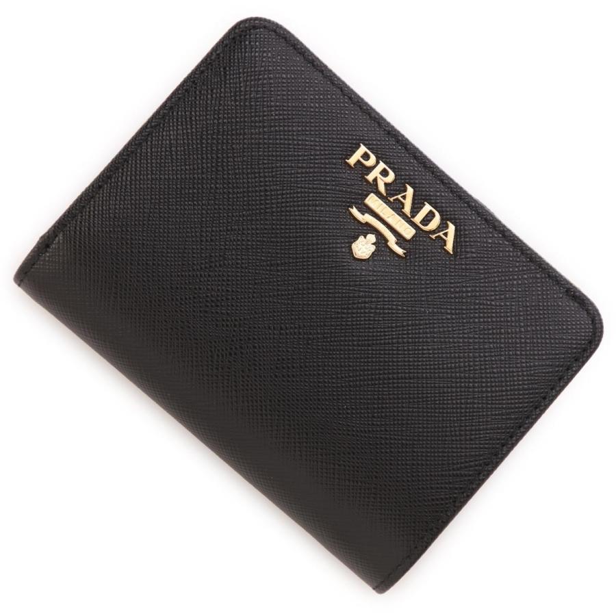 PRADA（プラダ） PRADA 2つ折り財布 小銭入れ付き SAFFIANO MULTIC