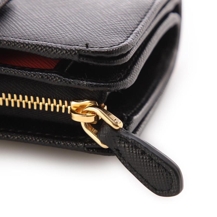 PRADA（プラダ） PRADA 2つ折り財布 小銭入れ付き SAFFIANO MULTIC