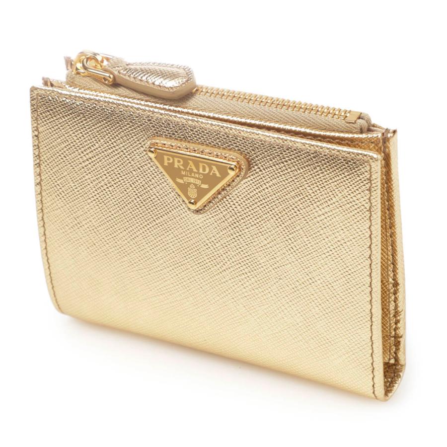 PRADA プラダ 2つ折り財布 小銭入れ付き SAFFIANO TRIANGOLO PRADA プラダ 2つ折り財布 小銭入れ付き SAFFIANO TRIANGOLO