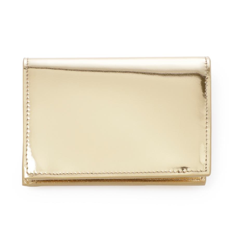 PRADA プラダ 2つ折り財布 小銭入れ付き ゴールド レディース