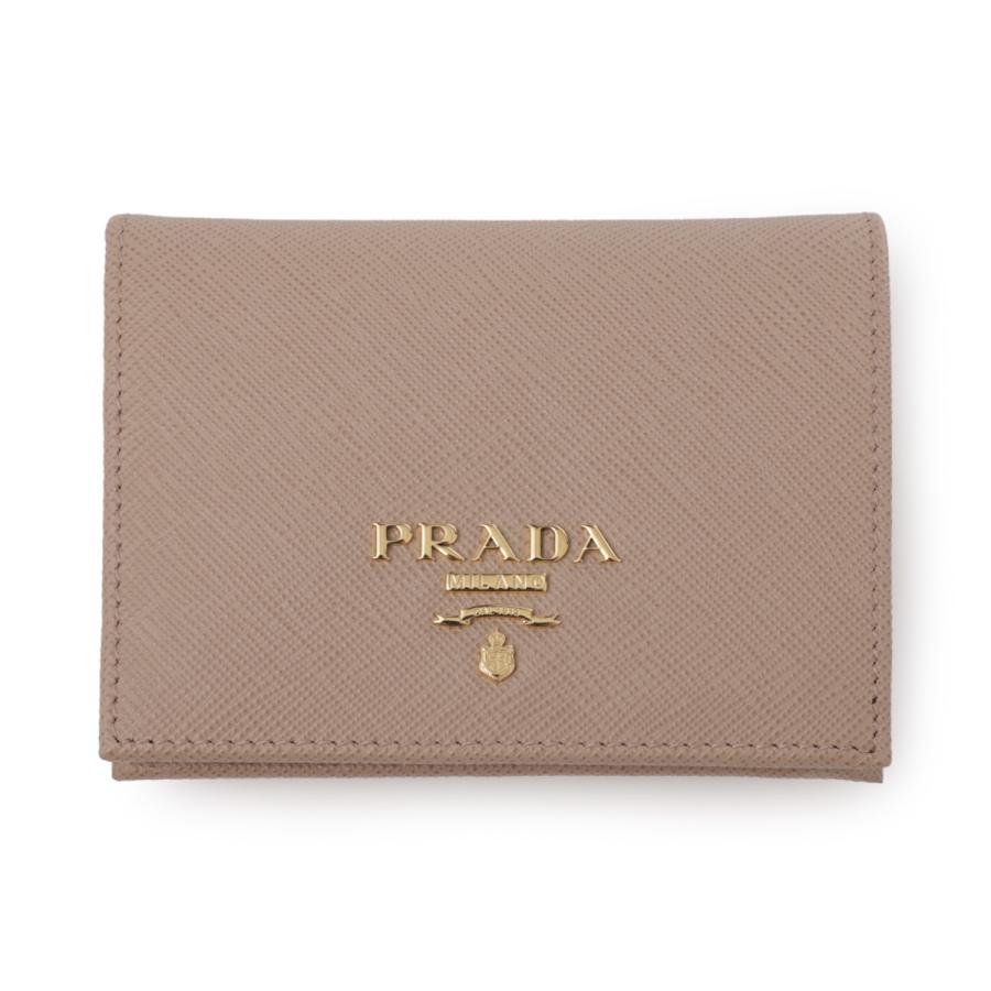 PRADA✨2点セット　長財布　ヴィッテロムーブ　カードケース付　ベージュ PRADA（プラダ） PRADA 2つ折り財布 小銭入れ付き SAFFIANO METAL