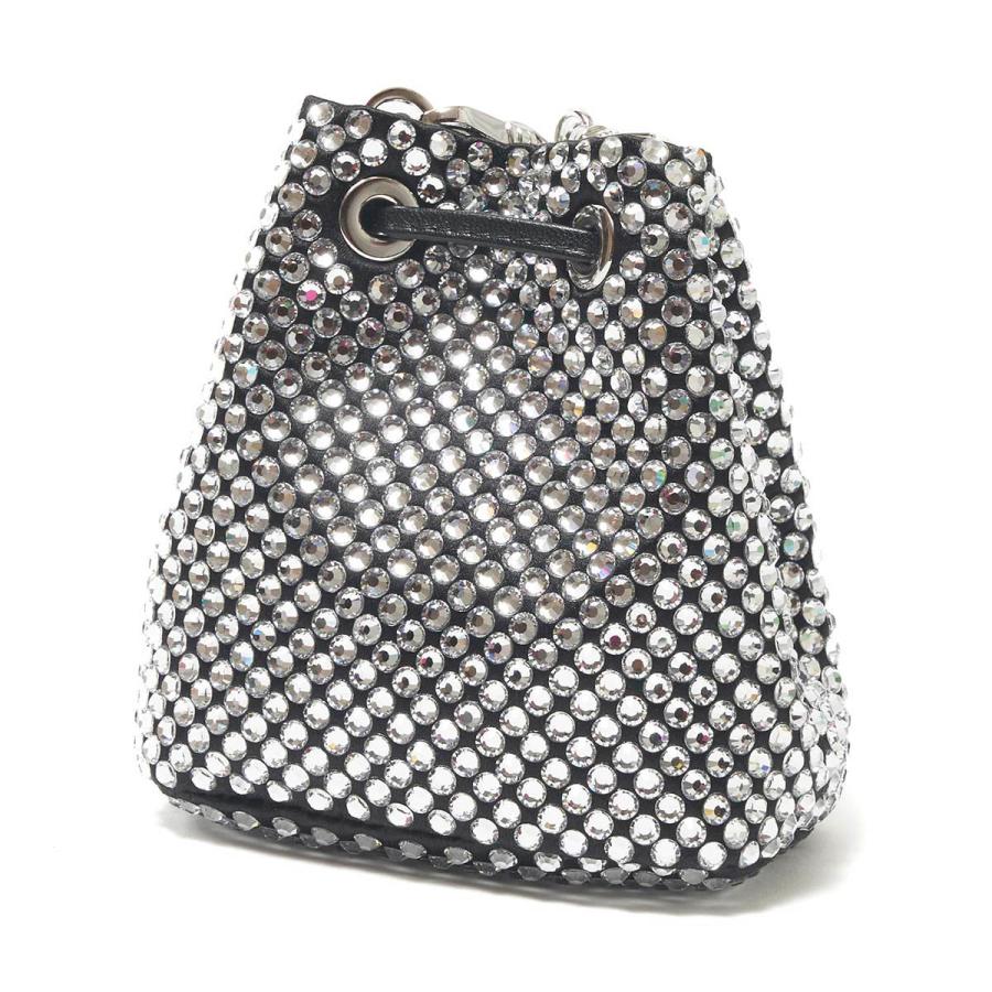 PRADA ミニショルダーバッグ キルティング 1NR016 PRADA プラダ ミニショルダーバッグ ポーチ シルバー レディース