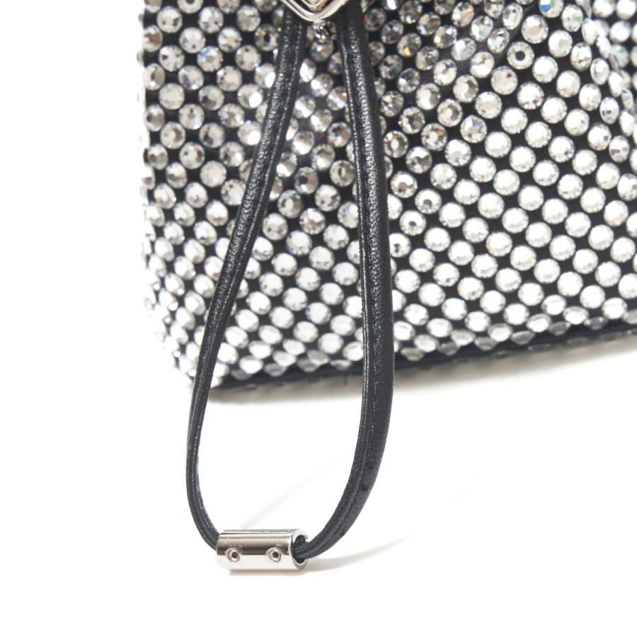 PRADA プラダ ミニショルダーバッグ ポーチ シルバー レディース