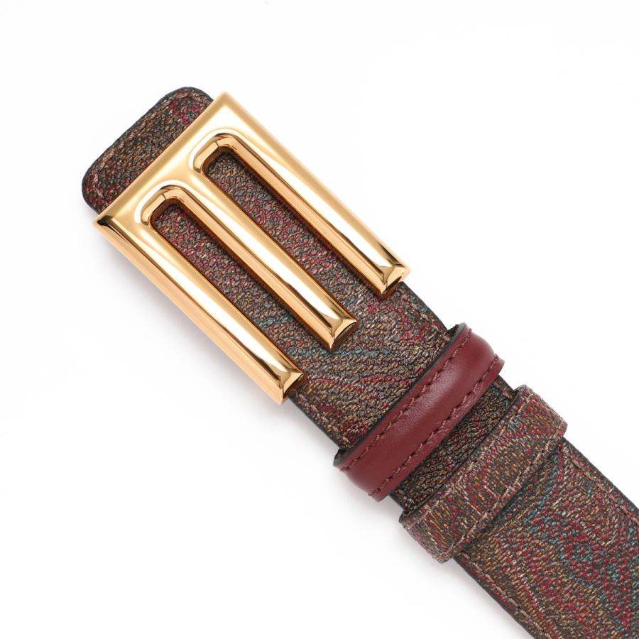 ETRO（エトロ） リバーシブルベルト レッド メンズ 1p056-8501-300
