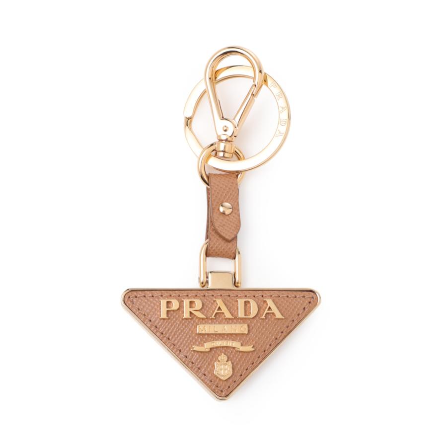 プラダ　キーリング WEB限定価格】プラダ PRADA キーリング SAF.TRIANGOLOキーリング/NERO