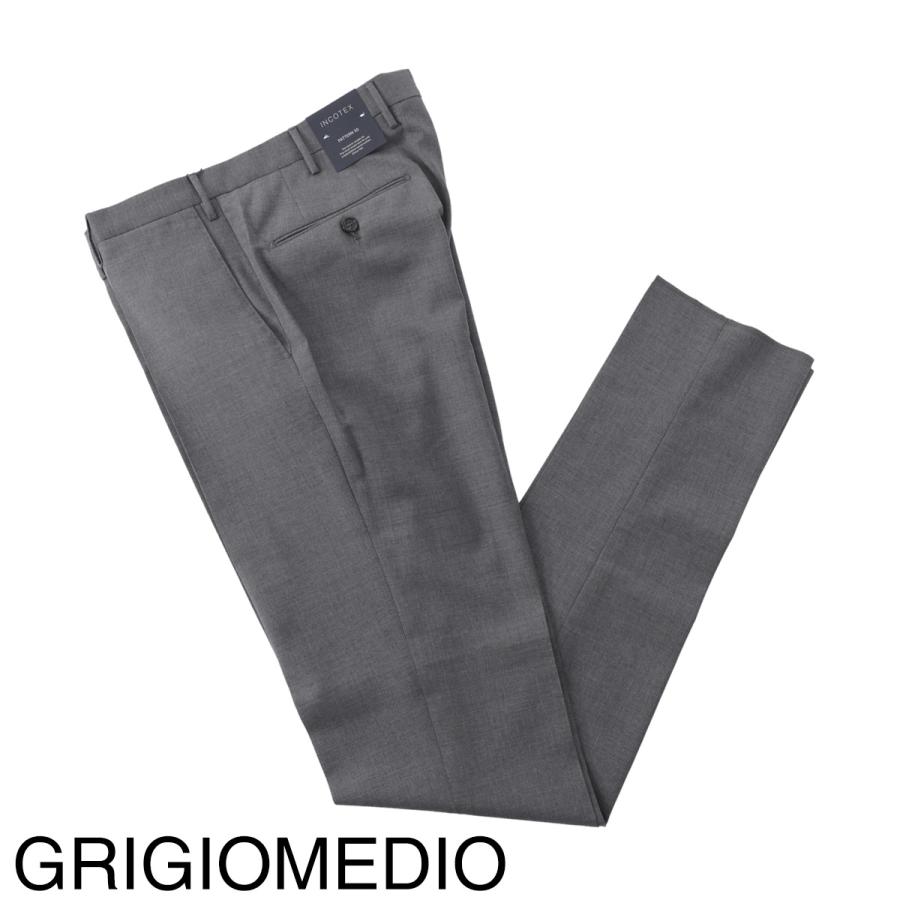 INCOTEX（インコテックス） ノープリーツ スラックス SLIM FIT 35型