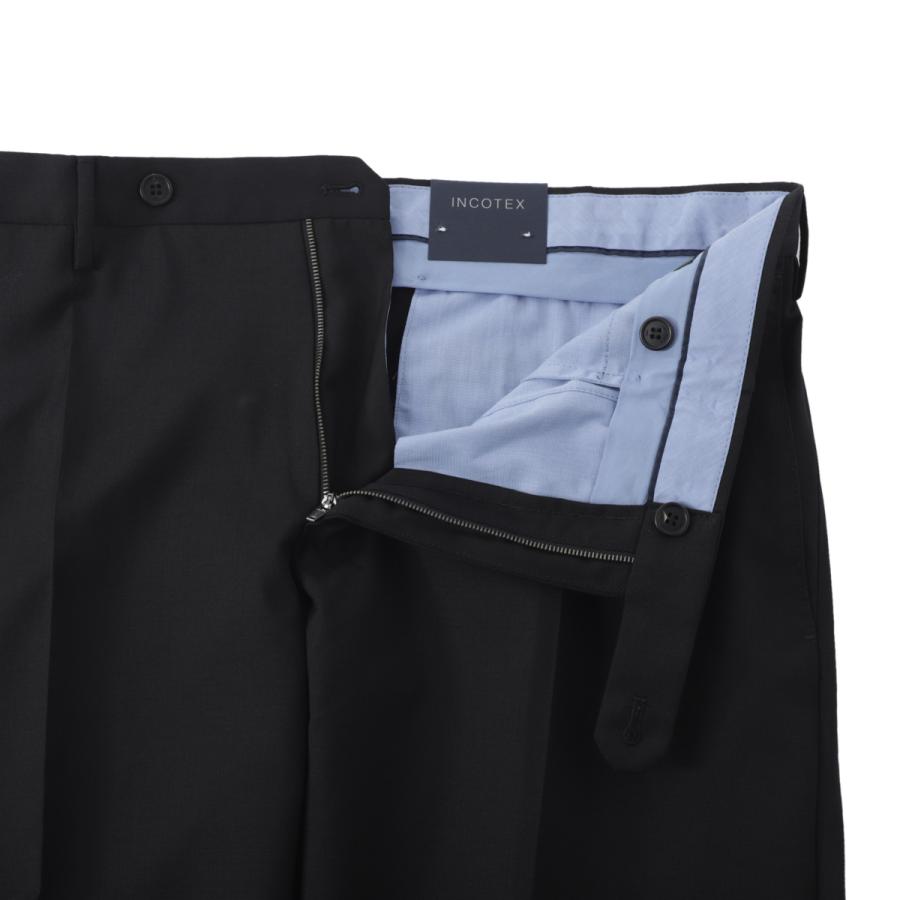 INCOTEX（インコテックス） ノープリーツ スラックス SLIM FIT 35型