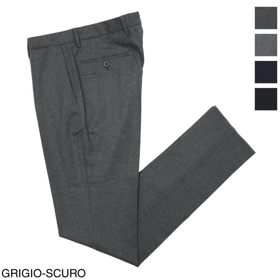 INCOTEX インコテックス ノープリーツ スラックス TEKNO FLANNEL