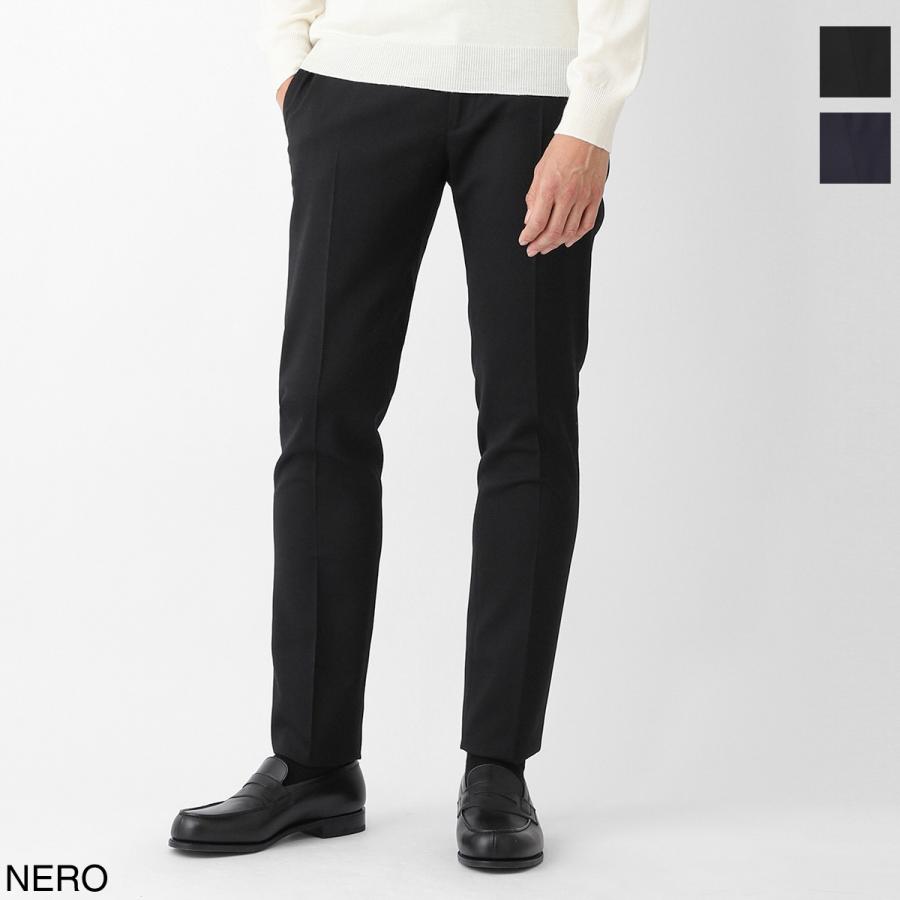 [あす着] インコテックス INCOTEX ノープリーツ スラックス ウールパンツ メンズ SLIM FIT 35型 TEKNO FLANNEL INCOTEX（インコテックス） ノープリーツ スラックス SLIM FIT 35型